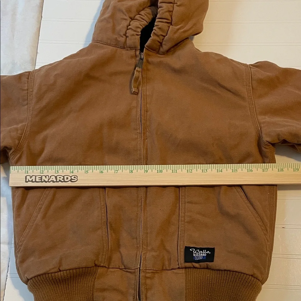 Walls Blizzard Pruf Brown Kids Work Jacket